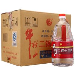 牛栏山 二锅头 桶装 泡酒 口粮酒 清香风格 42度 2000ml*6桶 整箱装