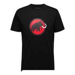 MAMMUT Classic男士运动户外透气logo款短袖休闲T恤101705891 黑色XL