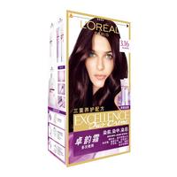 L'OREAL PARIS 巴黎欧莱雅 卓韵霜赋活养护染发霜 #3.16深红褐棕色 1盒