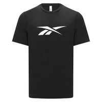 Reebok锐步2024春夏男子运动休闲训练针织短袖T恤 24SRM417MGH0 L
