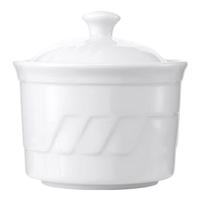 贝瑟斯陶瓷碗炖盅 汤碗隔水炖盅内胆蒸蛋碗小燕窝盅月子餐具罐带盖4寸 小燕窝盅4寸