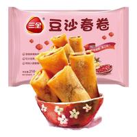 三全 中式早餐 豆沙春卷 216g 0.216kg 包装
