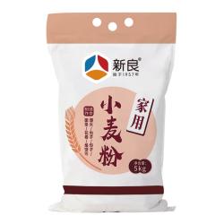 新良 家用小麦粉 中筋面粉10斤装 面条包子馒头饺子用小麦粉