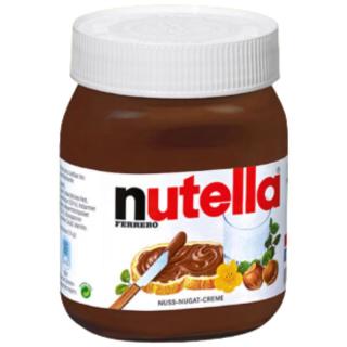费列罗 Nutella巧克力酱玻璃瓶装450g榛果可可酱调味料