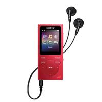 SONY 索尼 Walkman MP3播放器音乐随身听FM收音机广播降噪8G 35小时NWE394 红色