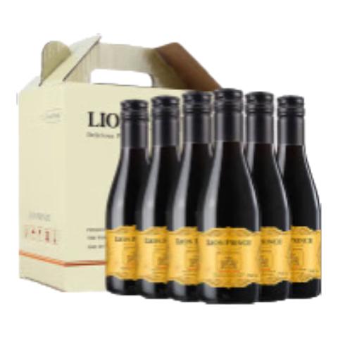 慕狮王子 巴隆 干型红葡萄酒 6瓶*187ml套装