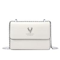 TUCANO 啄木鸟 女士单肩包 WBK4431A-89 银色链条款 米白 中包