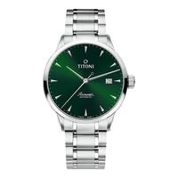 TITONI 梅花 空中霸王系列 40毫米自动上链腕表 83733-S-673