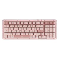 罗技 K98S 98键 双模蓝牙/2.4G机械键盘 玫瑰粉 轻音轴 单光