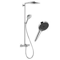 hansgrohe 汉斯格雅 飞雨系列 26164007 恒温花洒套装 配境雨手持花洒 镀铬