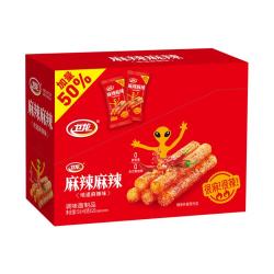卫龙 麻辣辣条很麻很辣480g休闲小零食辣条礼包独立小包装