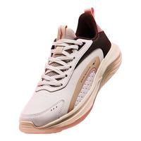 鸿星尔克 运动鞋女鞋秋季减震跑鞋防滑耐磨跑步鞋 52124403126 微晶白/深檀色 37