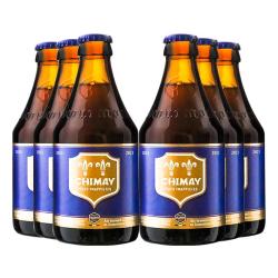 智美 蓝帽啤酒 330ml*6瓶  比利时进口 美剧权力的游戏同款 京东自营