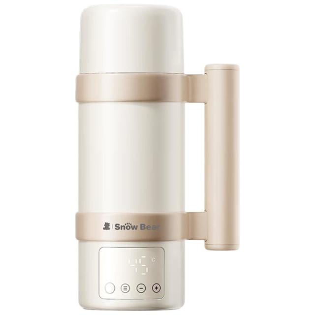 小白熊 SnowBear无线便携式恒温水壶调奶器婴儿外出暖奶冲奶恒温壶保温杯 5082Max顶配版 520ml