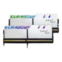 G.SKILL芝奇（G.SKILL）16GB(8Gx2)套装 DDR4 3600频率 台式机内存条-皇家戟RGB灯条(花耀银)