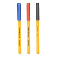 Schneider 施耐德 505F 拔帽圆珠笔 黑色 0.5mm 5支装