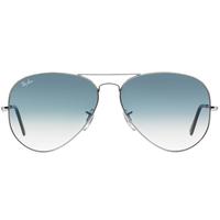 Ray-Ban 雷朋 Aviator飞行员系列 男女款太阳镜 0RB3025 003/3F 银框蓝片 62mm