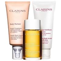CLARINS 娇韵诗 身体套装 (护理油100ml+抚纹霜175ml+磨砂膏200ml)