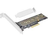 EB-LINK 40Gbps高速传输 PCIe转M2扩展卡 双口M.2接口 NVMe转接卡 SSD固态硬盘双盘位
