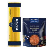 lasicilia 辣西西里 博洛尼亚风情 意大利面酱组合装 750g（直条形意面500g+博洛尼亚风味肉酱250g）