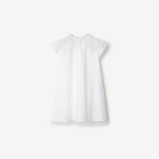 BURBERRY女童 薄纱衣领棉质连衣裙 81014101