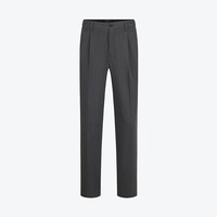 柒牌（SEVEN）2024春季犀牛褶双褶商务休闲上班通勤男士西裤长裤子 126H70850+深灰 30