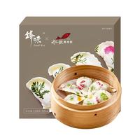 船歌鱼水饺 x锋味 鲜花鲅鱼蒸饺216g(早餐夜宵 海鲜速冻蒸煎饺子 生鲜速食)