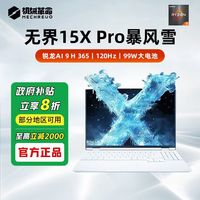 机械革命 无界15X Pro 暴风雪（AI 9H 365 32G 1T 99Wh 120Hz 2.5K )轻薄本办公笔记本电脑