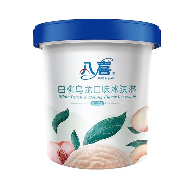 八喜 牛奶冰淇淋 白桃乌龙口味 550g