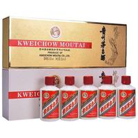 MOUTAI 茅台 飞天茅台 53%vol 酱香型白酒 50ml*10瓶 金条+白条礼盒装
