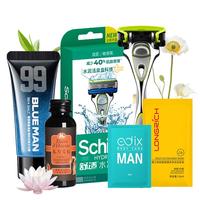 舒适（Schick）剃须刀清爽沐浴露私护【洗护小美盒】尝鲜套装 自营限购1件 男士剃须清洁小美盒