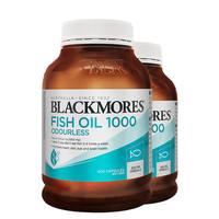 BLACKMORES 澳佳宝 无腥味 深海鱼油胶囊 400粒*2瓶