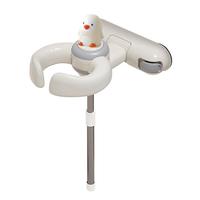 马博士站立洗澡婴儿站立洗澡架宝宝洗澡辅助器可调节壁挂吸盘式灰色