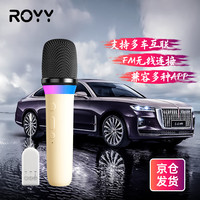 Royy 高音质车载K歌麦克风 米色单麦版