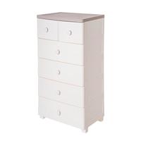 京东京造 馥芮白抽屉式收纳柜特大号五斗柜客厅卧室 5层60宽 ⭐【60CM面宽】抽屉式5斗柜