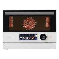 TOSHIBA 东芝 微蒸烤炸一体机 东芝小白茶7232 家用水波炉变频微波炉风炉烤箱空气 ER-YT7232CNW