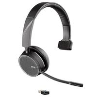 Poly 博诣 VOYAGER 4210 USB-C 压耳式头戴式降噪蓝牙耳机 黑色