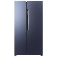 Midea 美的 慧鲜系列 BCD-650WKPZM(E) 风冷对开门冰箱 650L 蓝色
