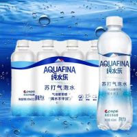百亿补贴：pepsi 百事 纯水乐苏打气泡水450ml*24瓶原味汽水0糖0脂0卡碱性汽水批发