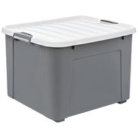 Citylong 禧天龙 X-6154 带轮收纳箱 110L*1个 中灰色