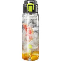 希乐大容量塑料杯tritan材质高颜值男女户外水杯带滤网墨黑680ml 墨黑680ml【带茶隔】