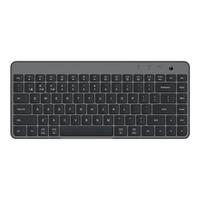 Xiaomi 小米 XMBXJP01YM 85键 2.4G蓝牙 双模无线薄膜键盘 深灰色