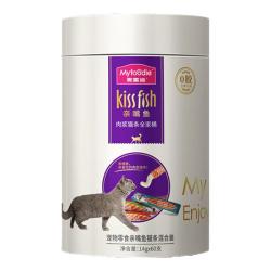 麦富迪 猫条 猫咪零食亲嘴鱼猫条成幼猫鲜肉补水混合装14g*60支