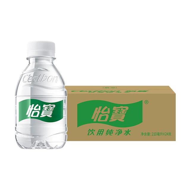 今日必买：怡宝 饮用纯净水 210ml*24瓶 口袋水
