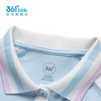 361°童装女针织连衣裙年夏季中大童 遥望蓝 170