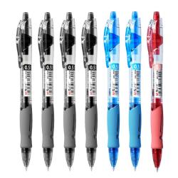 晨光 GP-1008 按动中性笔 黑7蓝2红1 0.5mm 12支装