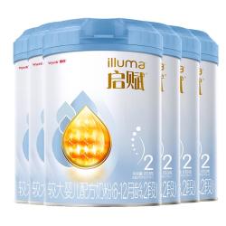 惠氏 启赋蓝钻升级蕴怡2段婴幼儿奶粉810g*6罐7种HMO进口奶源精准溯源