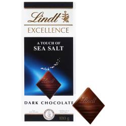 瑞士莲 EXCELLENCE特醇 黑巧克力 海盐味 100g 排块装