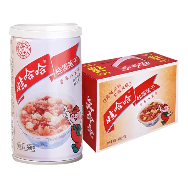 娃哈哈 桂圆莲子八宝粥 360g*12罐