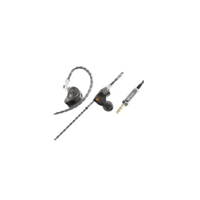 宁梵声学 NA2+ 入耳式挂耳式动圈降噪有线耳机 曜石黑 3.5mm